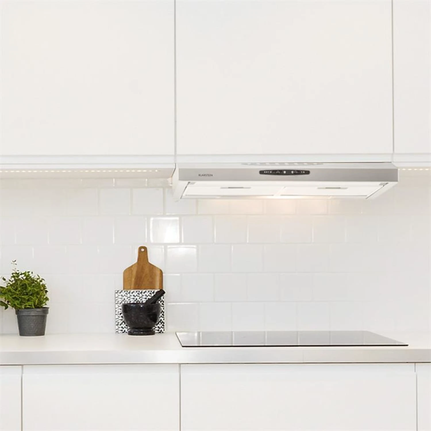 UW60SF Dunstabzugshaube Edelstahl 60 Cm 205 M³/h Unterbau Abluft LED – Bild 3