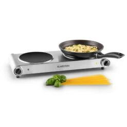 Captain Cook² Doppel-Kochplatte Infrarot 2400W Edelstahl