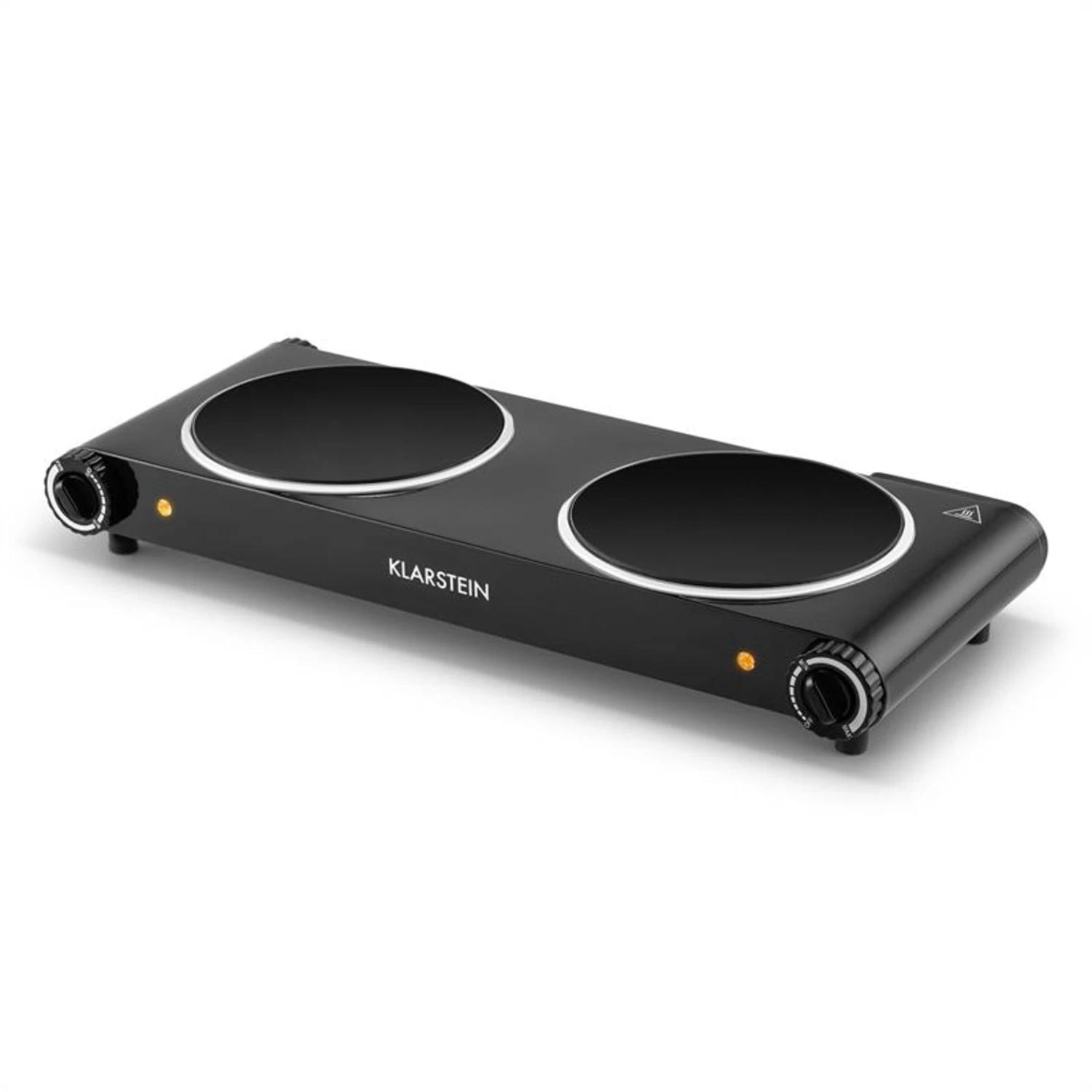 Captain Cook² Doppel-Kochplatte Infrarot 2400W Edelstahl Schwarz – Bild 6