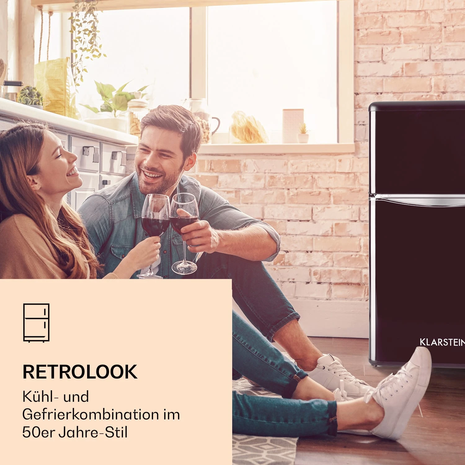 Monroe Kühl- & Gefrierkombination 61/24 Liter 0 - 10 °C 70 Watt – Bild 2