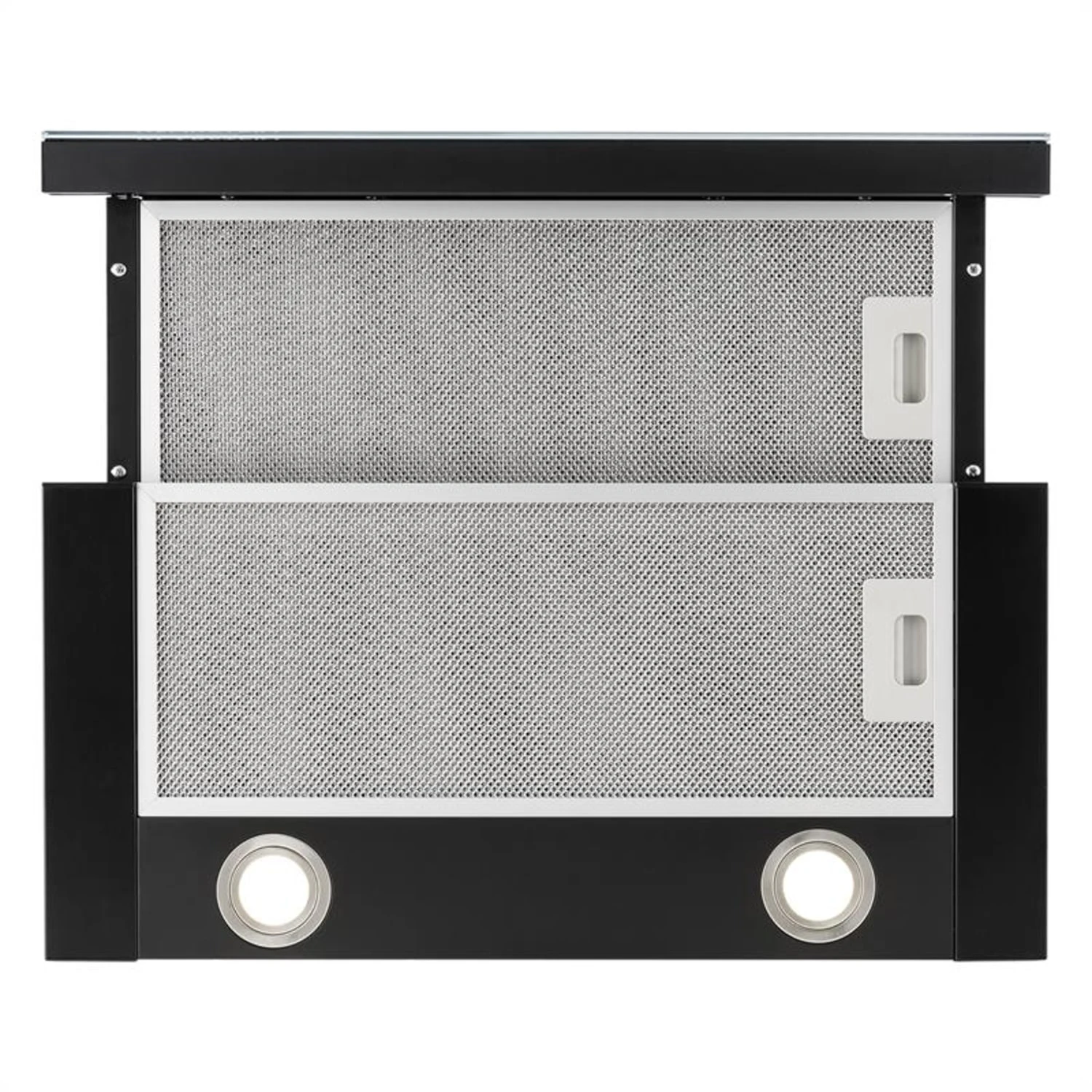 Vinea Unterbau-Dunstabzugshaube Flachschirmhaube 60cm Schwarz – Bild 3