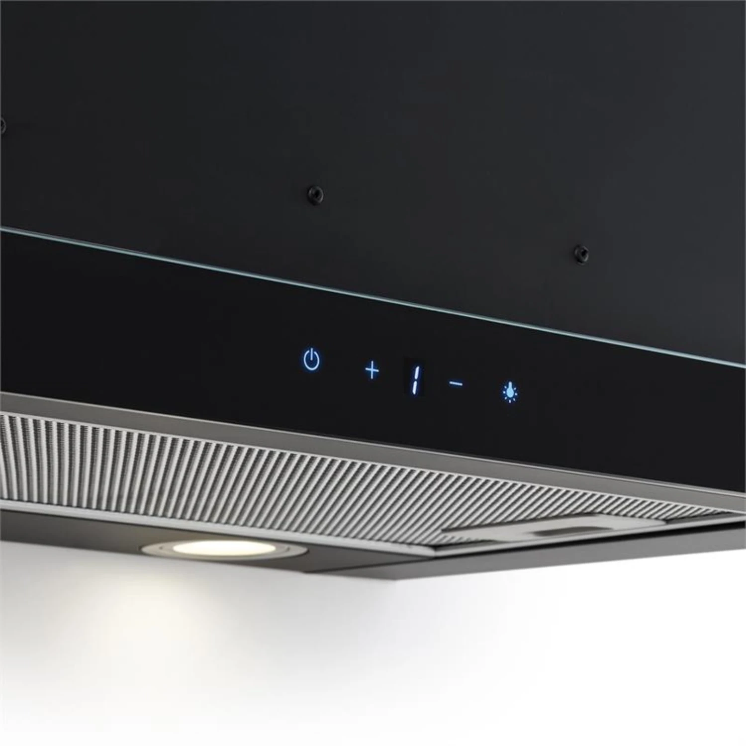 Vinea Unterbau-Dunstabzugshaube Flachschirmhaube 60cm Schwarz – Bild 4