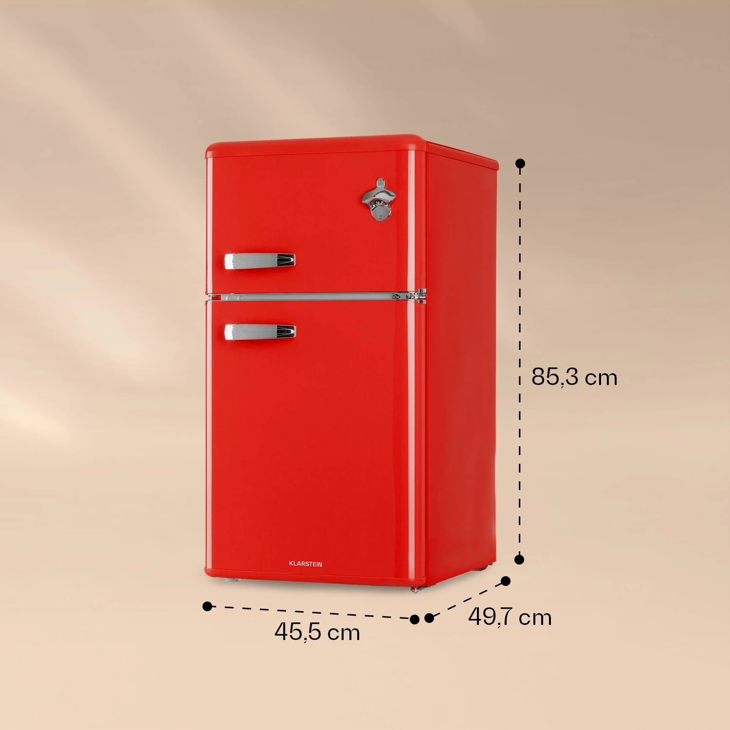 Irene Kühl- & Gefrierkombination 85 Liter Retro-Design – Bild 5