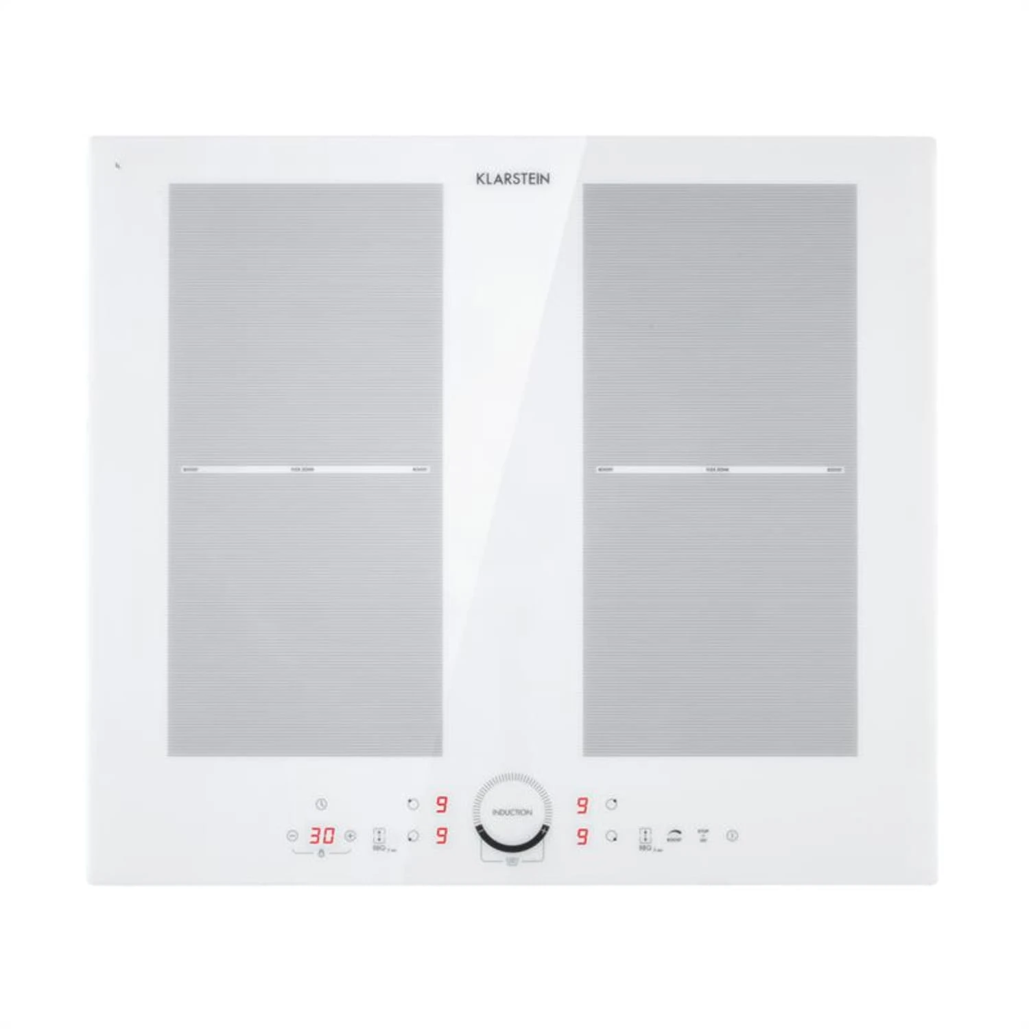 Delicatessa 60 Induktionskochfeld 4 Zonen 7000W Timer Weiß