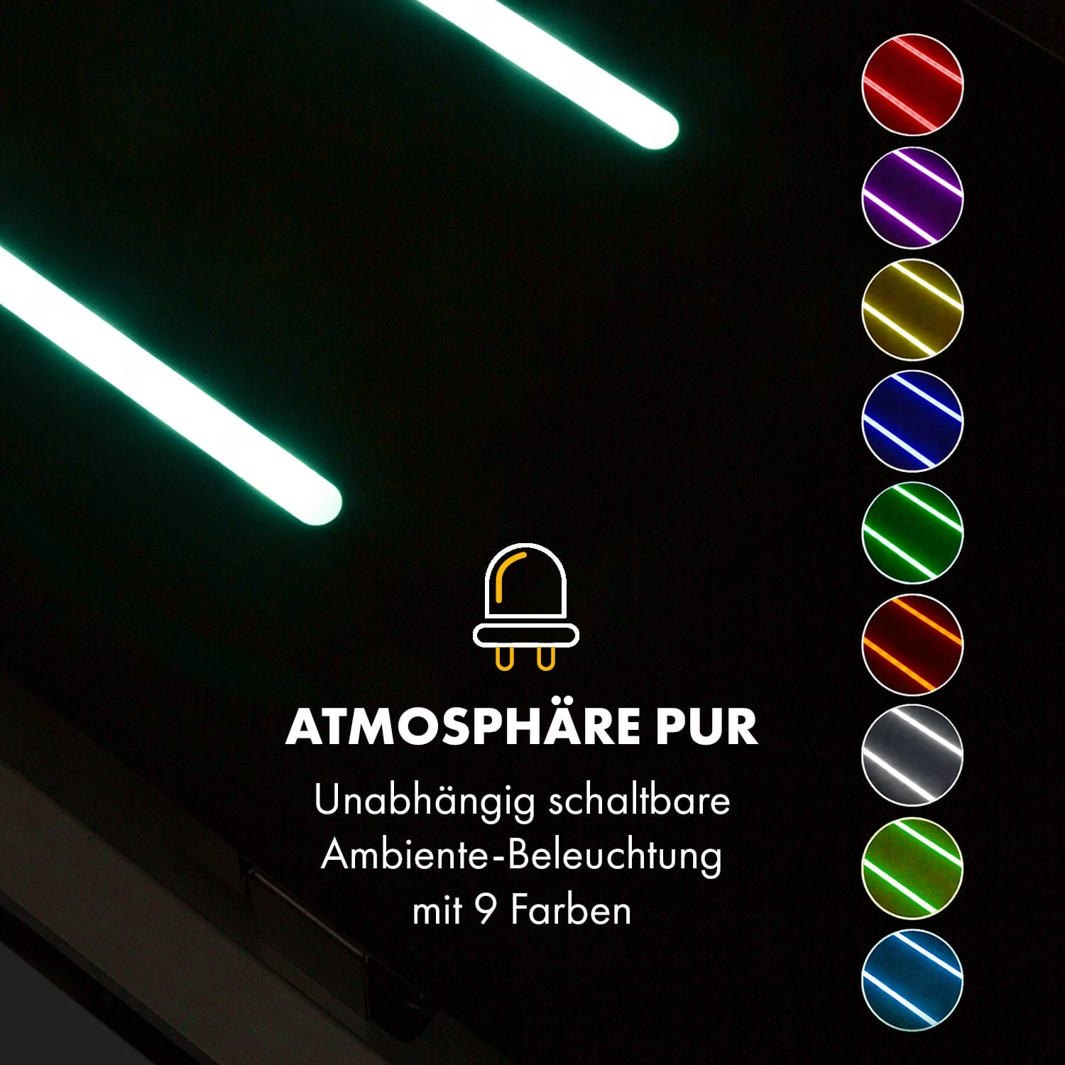 High Line Deckenhaube 77 Cm 410 M3/h 75W 3 Stufen Fernbedienung – Bild 4