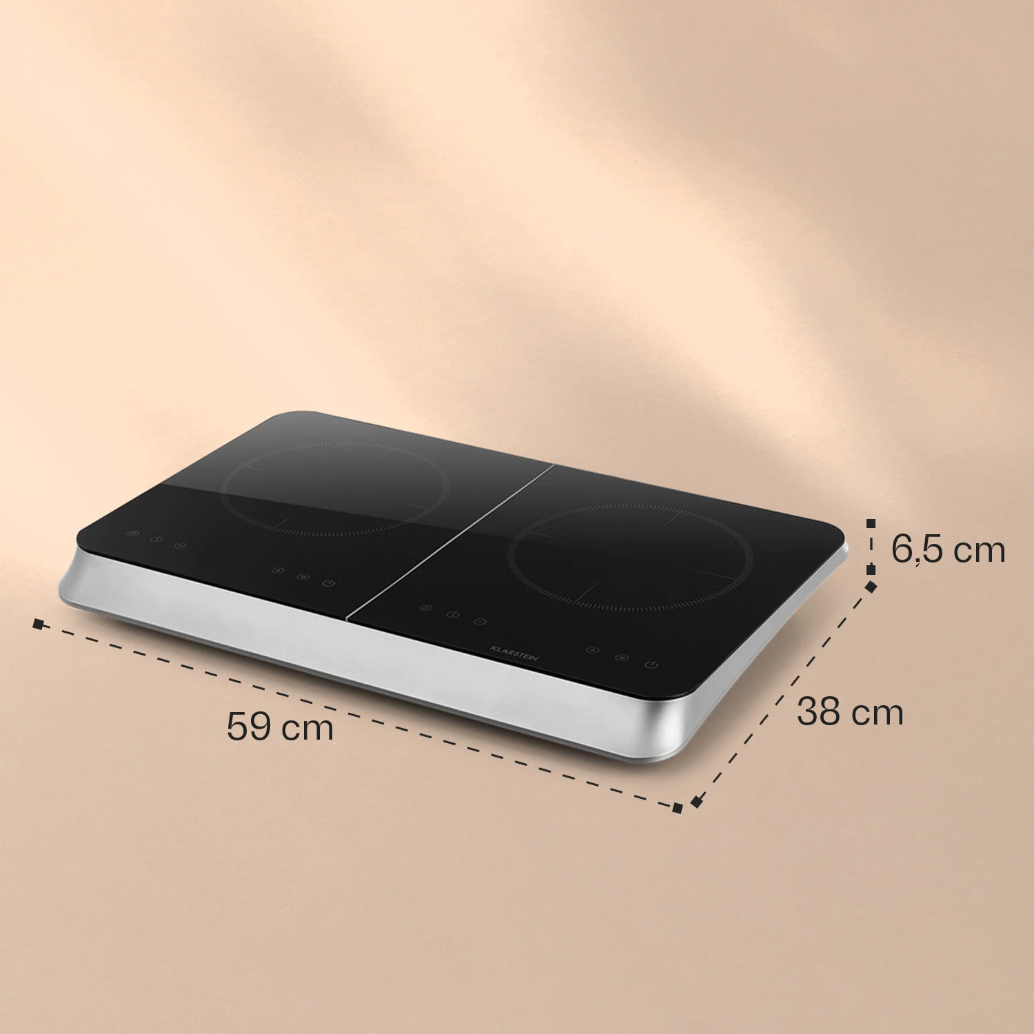 InnoChef Induktionskochfeld 3400W Touch Control Glaskeramik – Bild 6