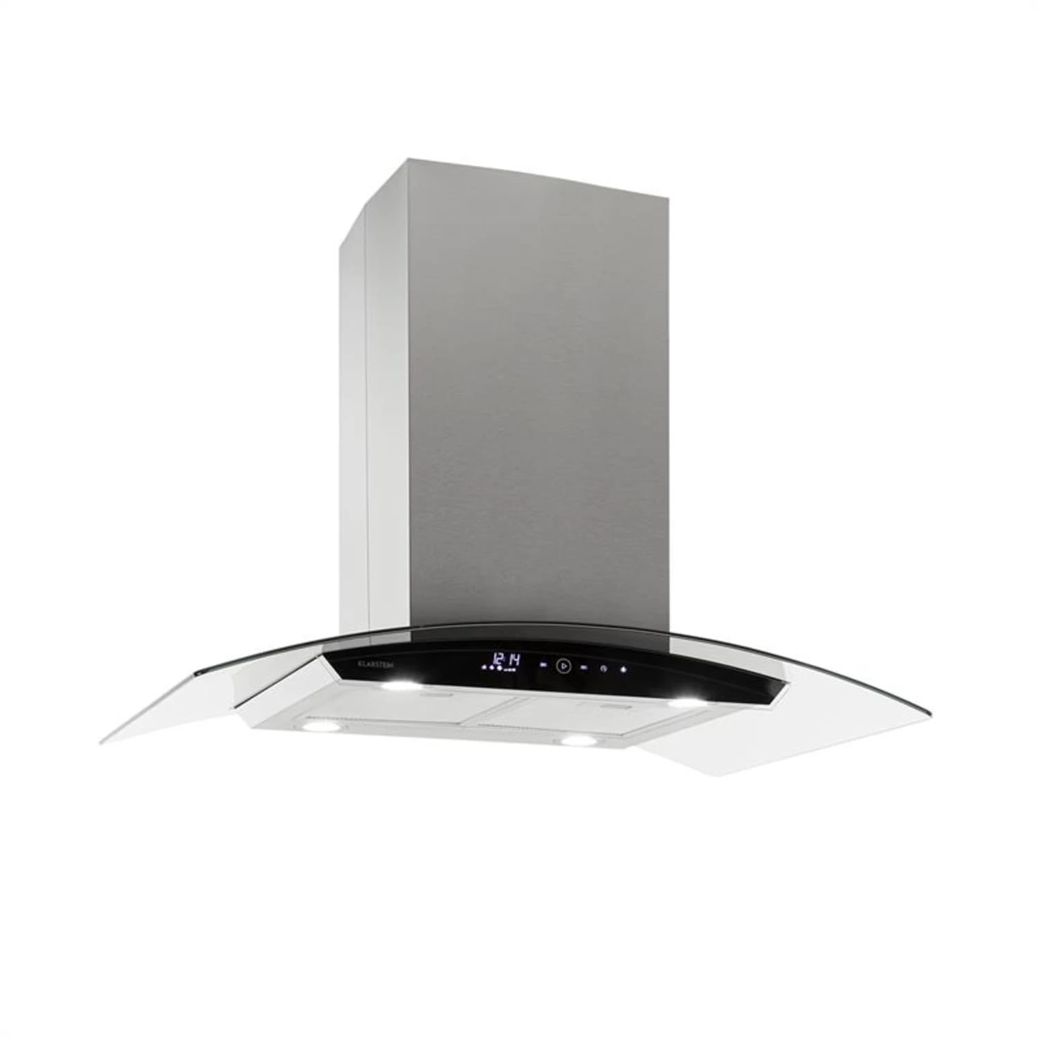 Colette Dunstabzugshaube 90cm 600m³/h EEK A Edelstahl Silber