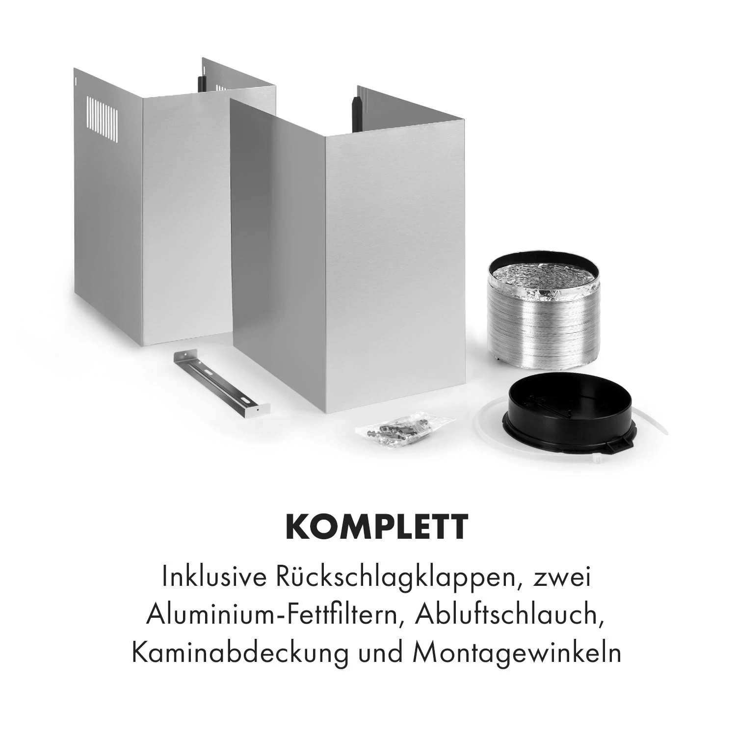 Darya Dunstabzugshaube 60cm 310 M³/h Edelstahl Silber – Bild 9