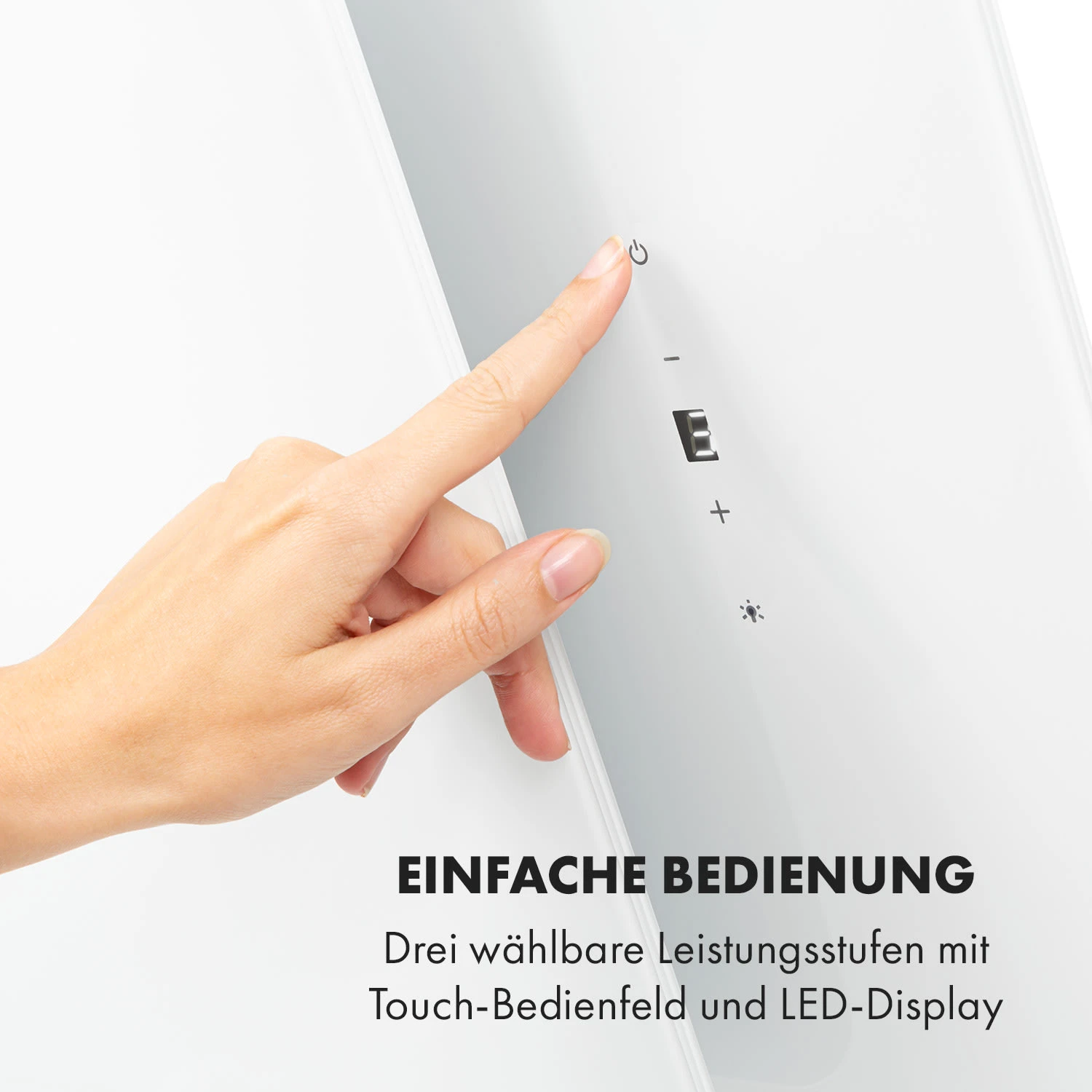 Helena 90 Dunstabzugshaube 595 M³/h LED-Display Weiß – Bild 4