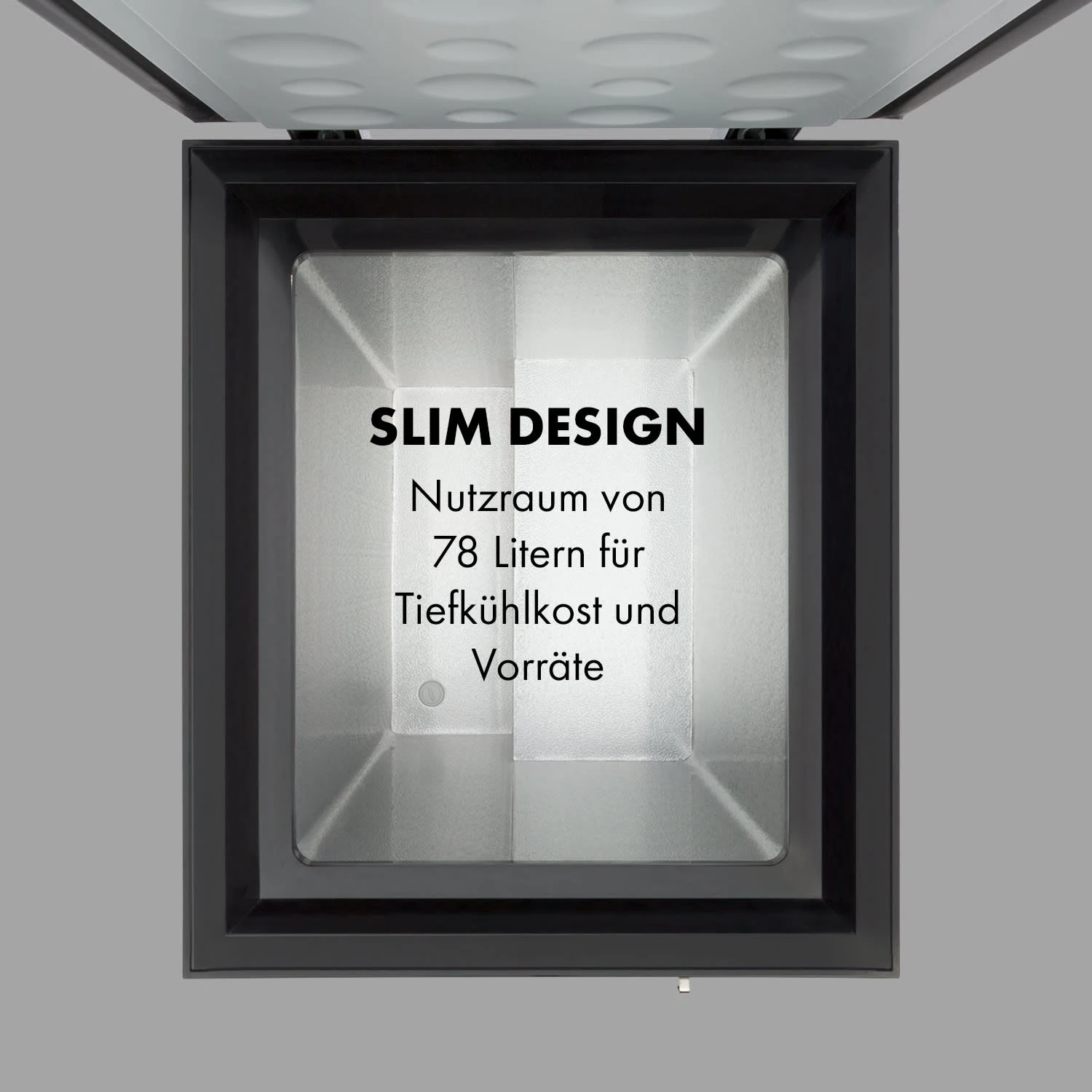 Iceblokk 80 Gefriertruhe Freistehend 78 L Korb Abschließbar – Bild 3