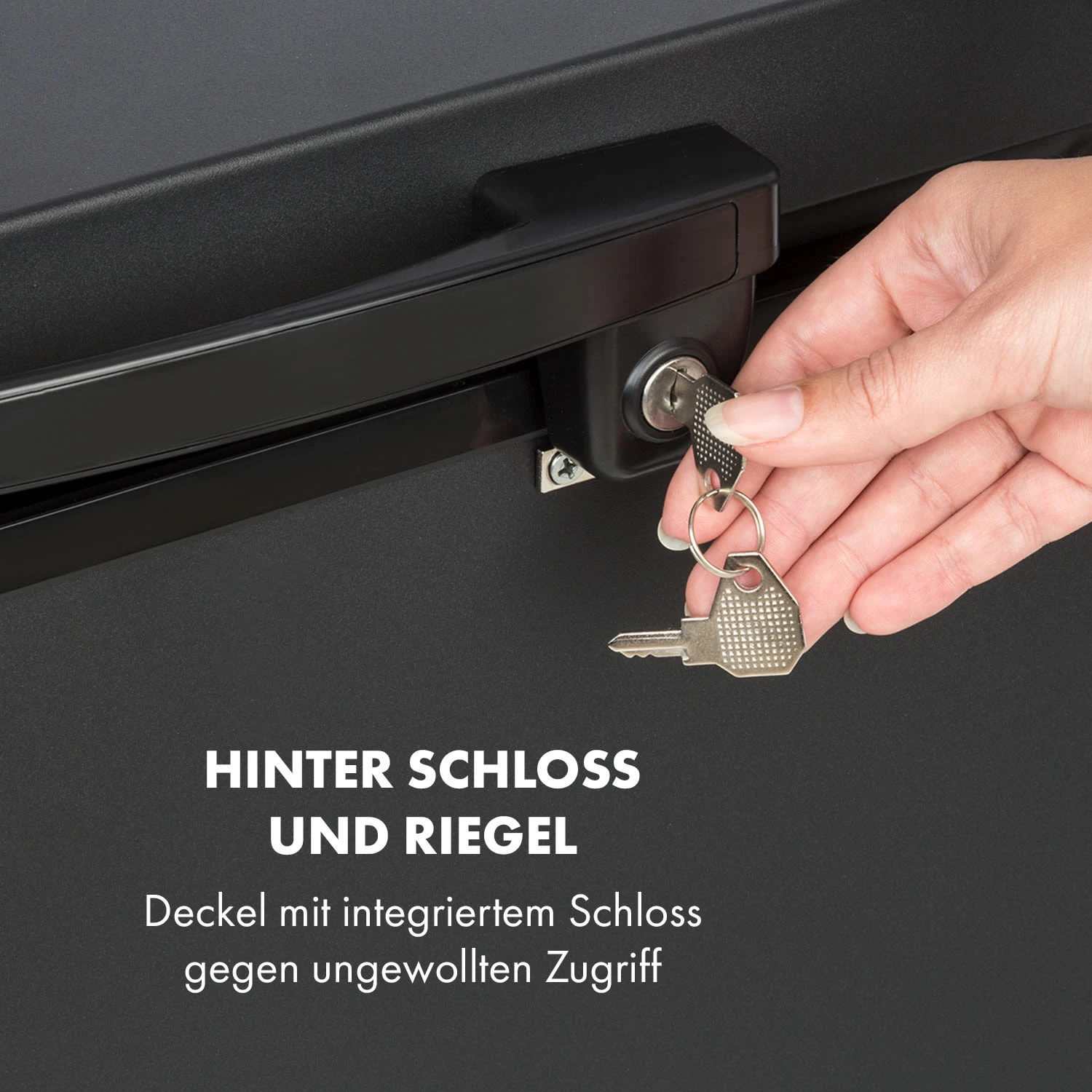 Iceblokk 80 Gefriertruhe Freistehend 78 L Korb Abschließbar – Bild 8