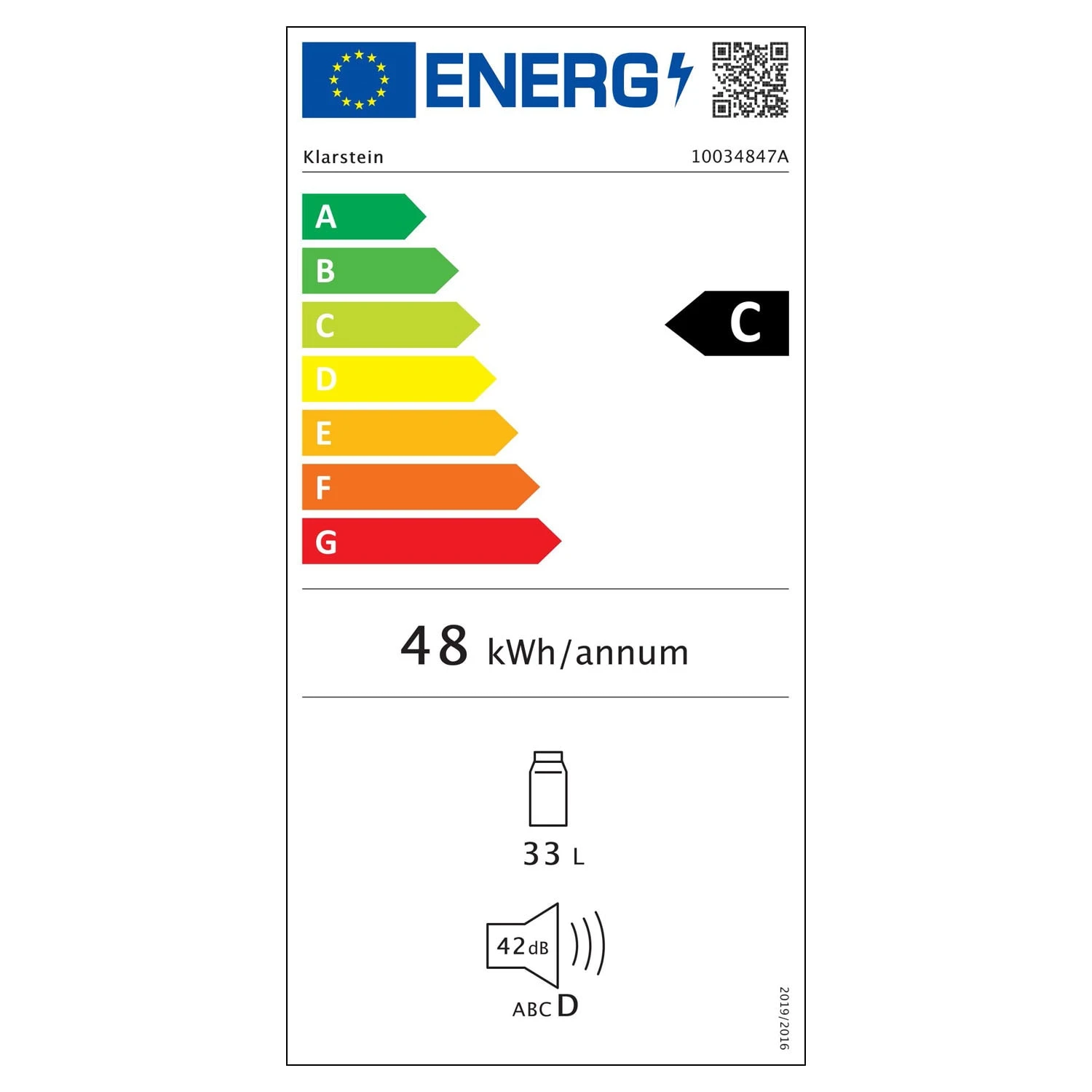 Beersafe M Onyx Kühlschrank 33 Liter 2 Böden Panoramaglastür – Bild 10