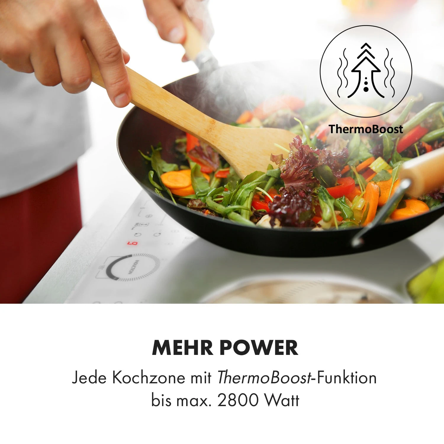 Delicatessa 60 Hybrid Einbaukochfeld Induktion 4 Zonen 7000W – Bild 7