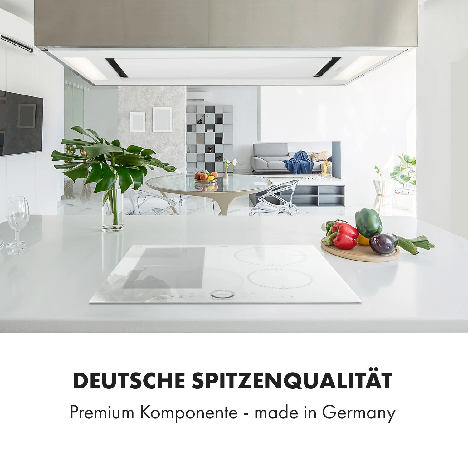 Delicatessa 60 Hybrid Einbaukochfeld Induktion 4 Zonen 7000W – Bild 8