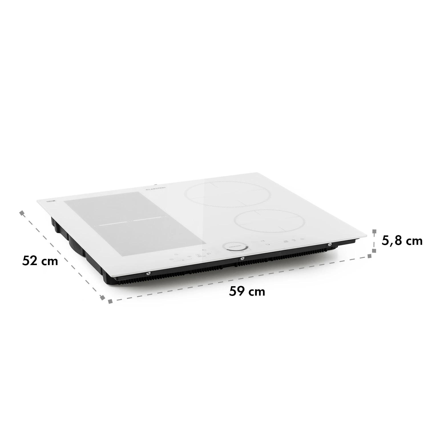 Delicatessa 60 Hybrid Einbaukochfeld Induktion 4 Zonen 7000W – Bild 11