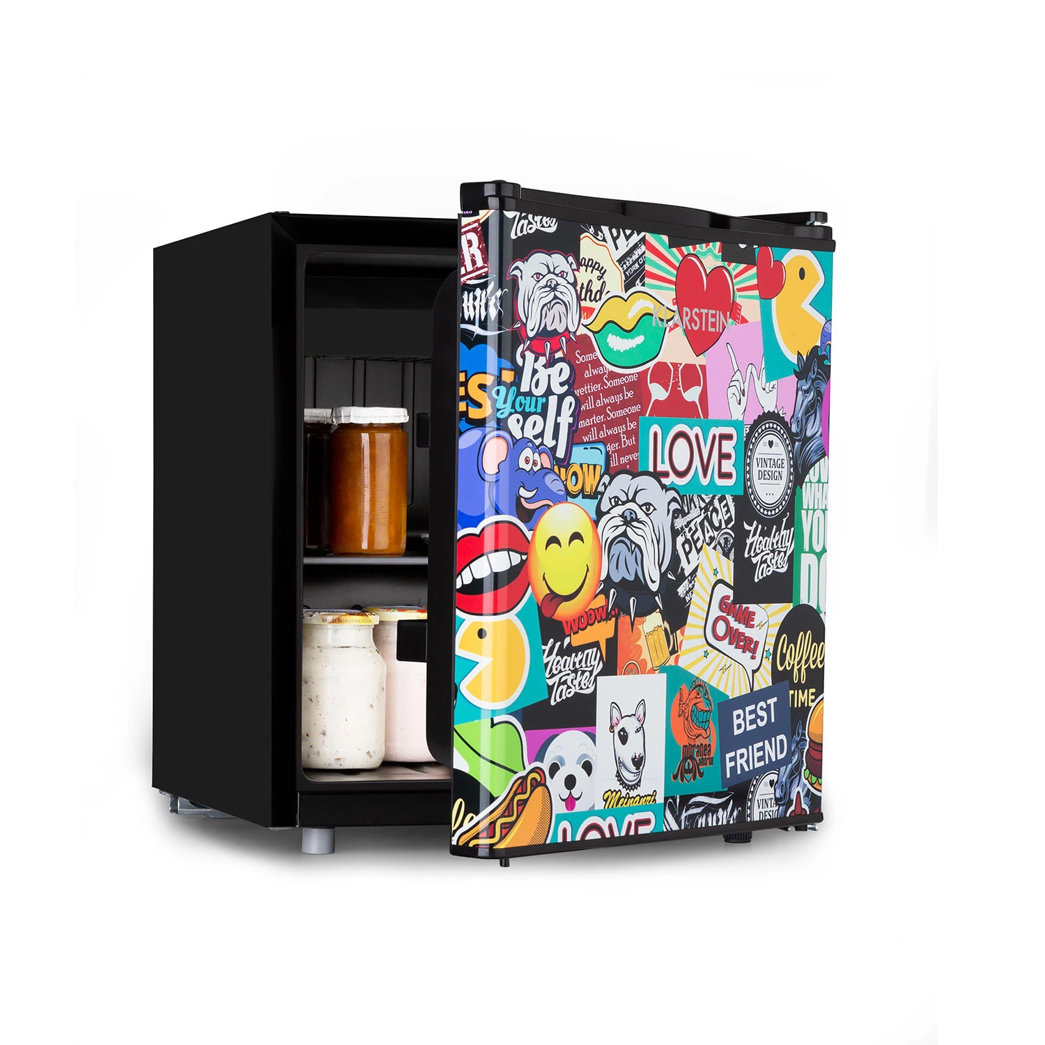 Cool Vibe 46+ Kühlschrank 46 Liter 1 Boden Stickerbomb-Style