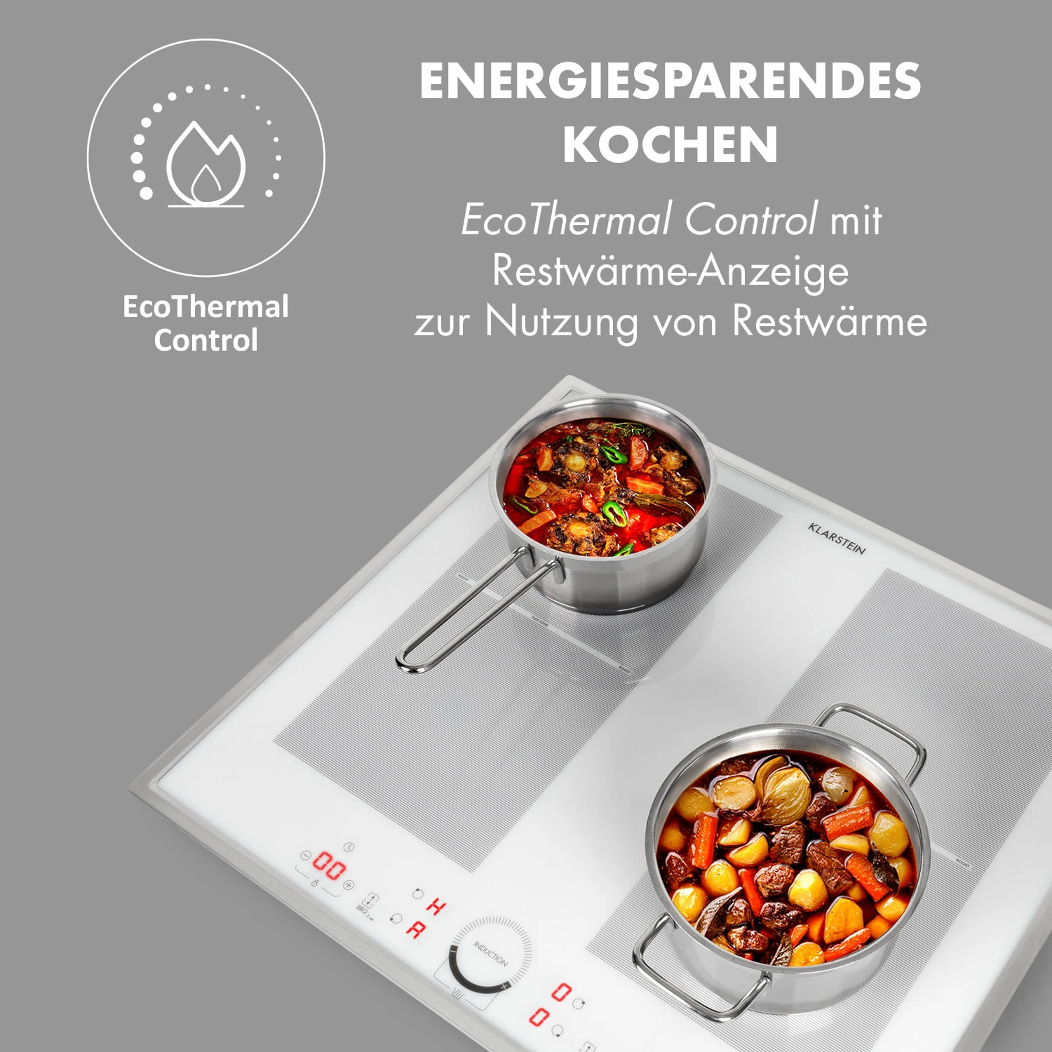 Delicatessa 60 Prime Induktionskochfeld 4 Zonen 7000W Timer – Bild 6