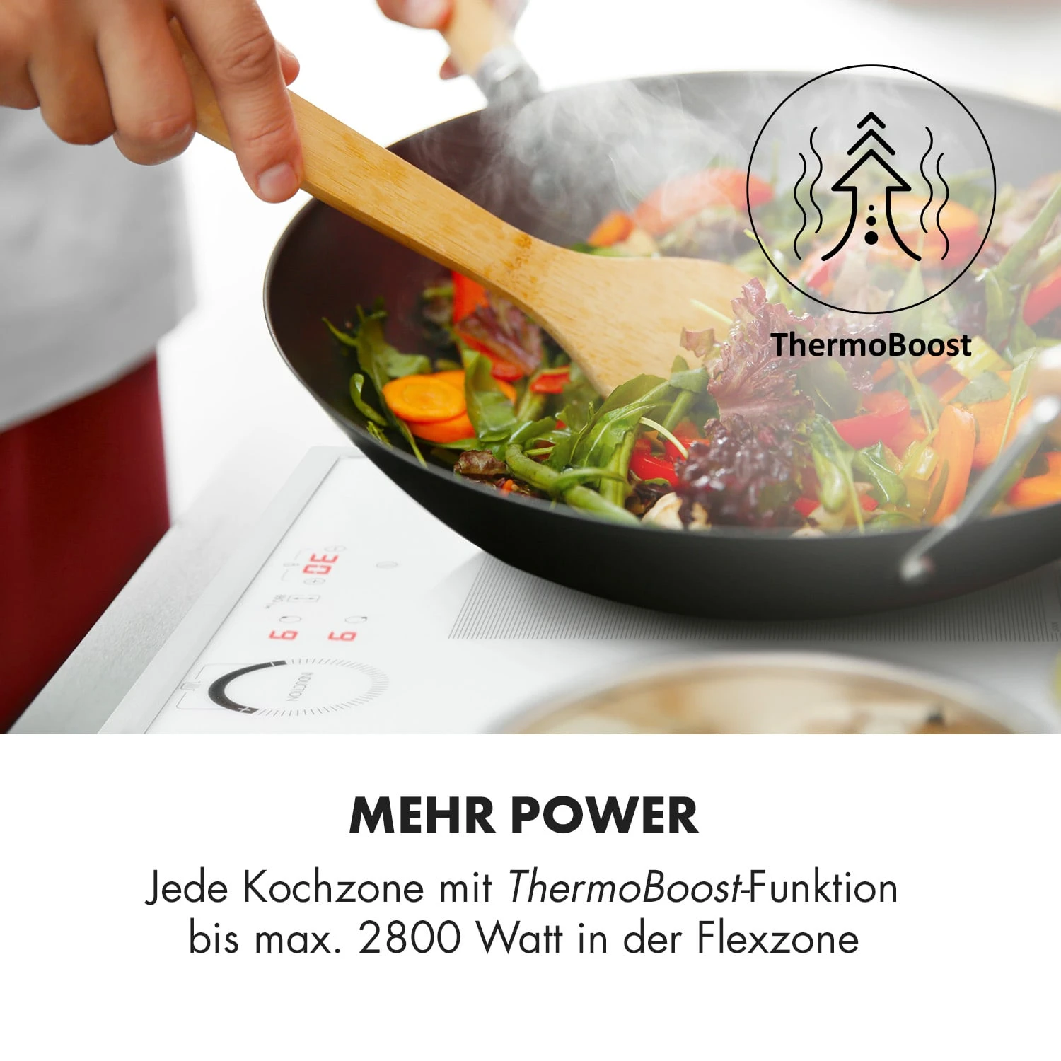 Delicatessa 60 Prime Induktionskochfeld 4 Zonen 7000W Timer – Bild 7