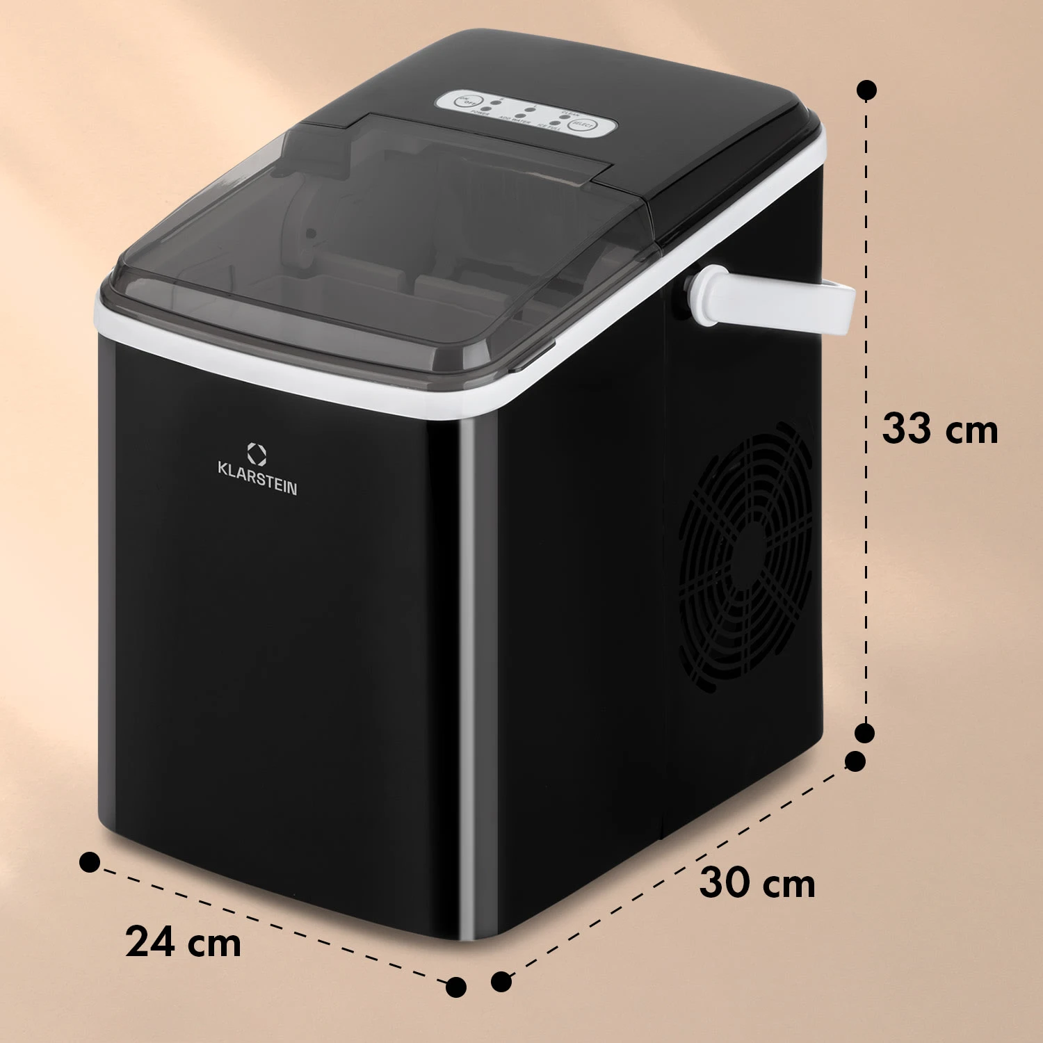 Arctic Porter Eiswürfelmaschine Bullet-Eis 12kg/24h Edelstahl – Bild 7