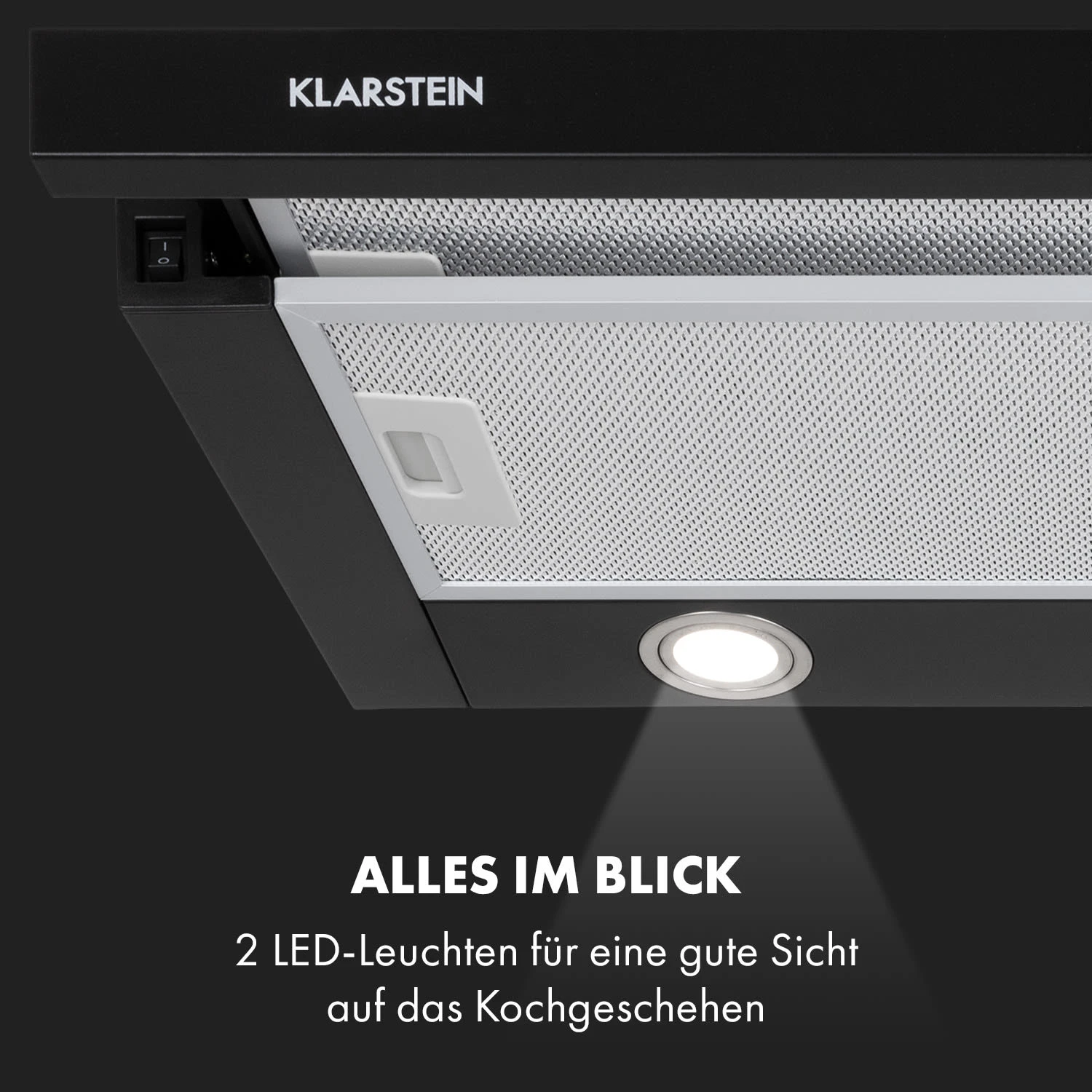Mariana 60 Flachschirmhaube 500 M³/h Abluft LED – Bild 5
