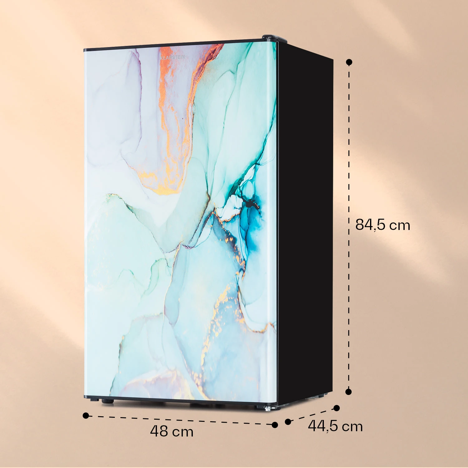 CoolArt 79L Kühl-Gefrier-Kombination EEK F Gefrierfach 9l Designtür – Bild 6