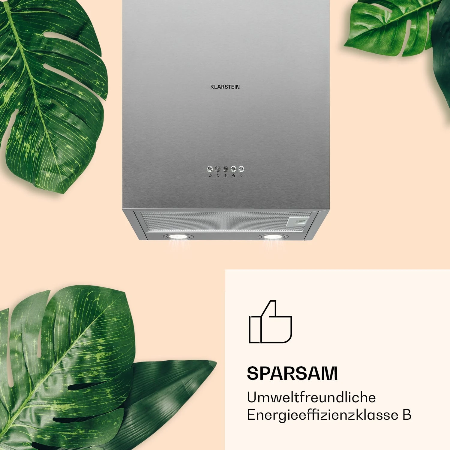 Monumenta Wandabzugshaube Aluminium 559m³/h LED EEK B – Bild 4