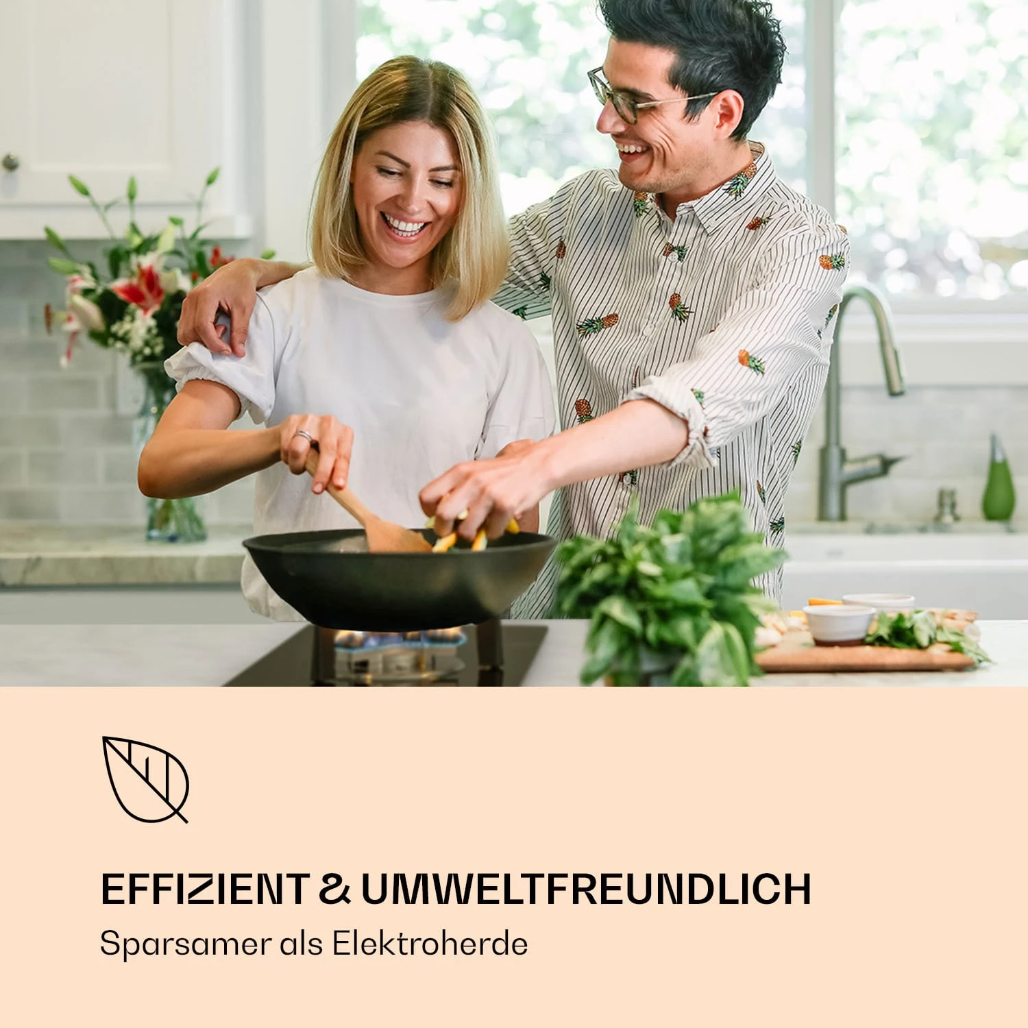 Trifecta 1 Gaskochfeld 1-flammig Starkbrenner Glaskeramik – Bild 2