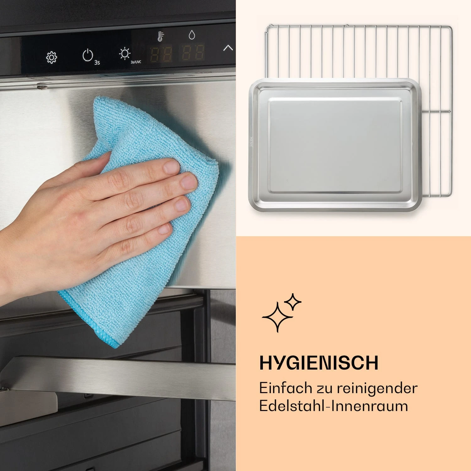 Steakhouse Pro 233 Onyx Fleischreifeschrank 1 Zone 233 L 1-25°C Touch Panorama – Bild 7