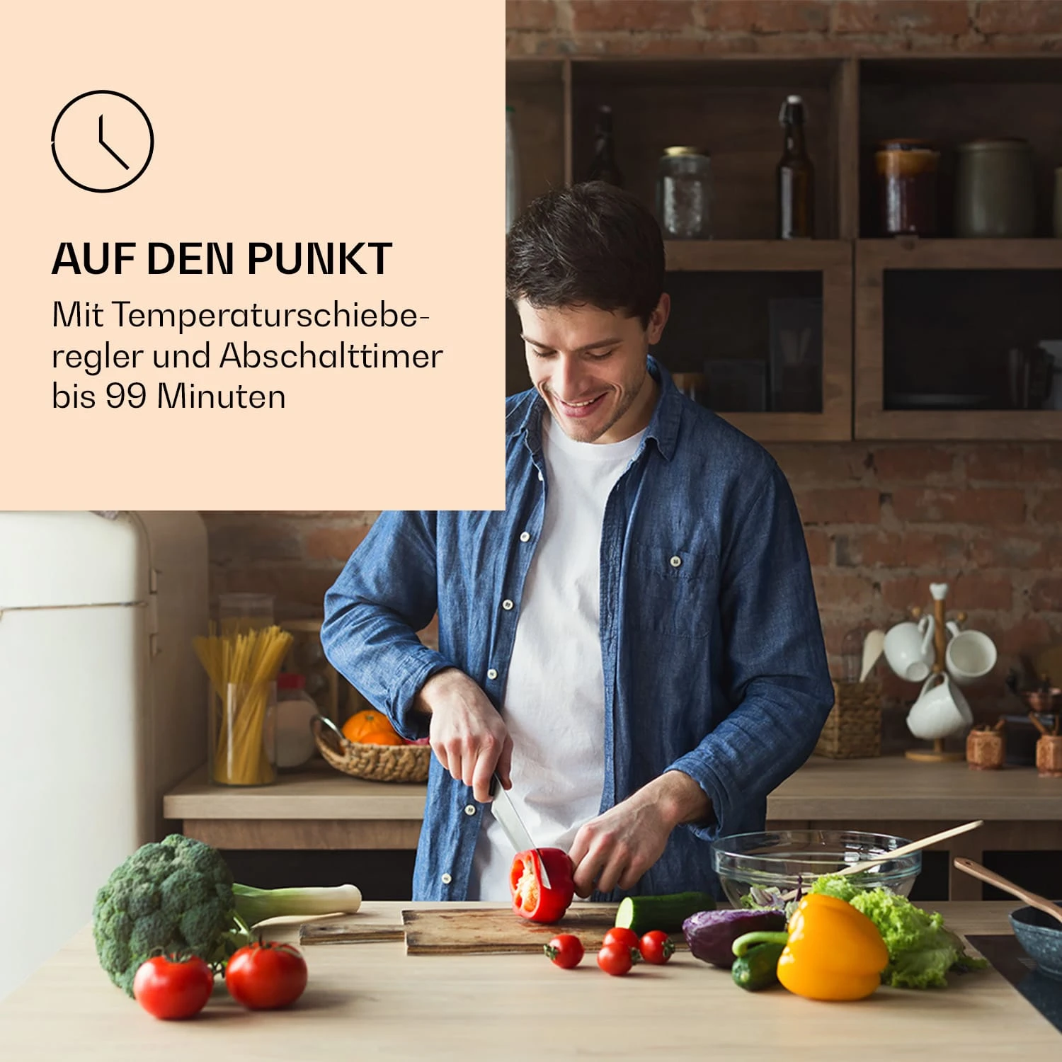 Victoria Domino Induktionskochfeld Einbau 3500W Flexzone Timer – Bild 2