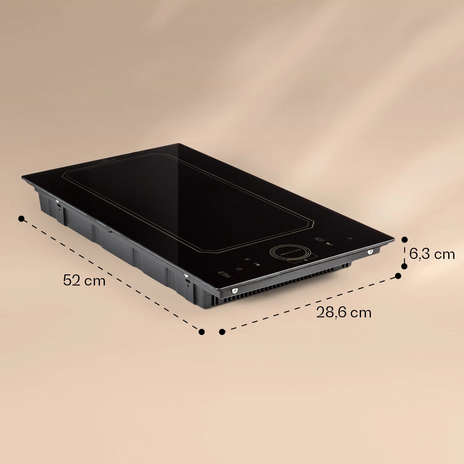 Victoria Domino Induktionskochfeld Einbau 3500W Flexzone Timer – Bild 7