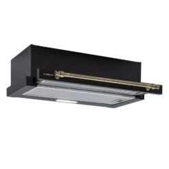 Vilhelmine Flachschirmhaube 60 Retro EEK B Abluftleistung: 332 M³/h Ausziehbar