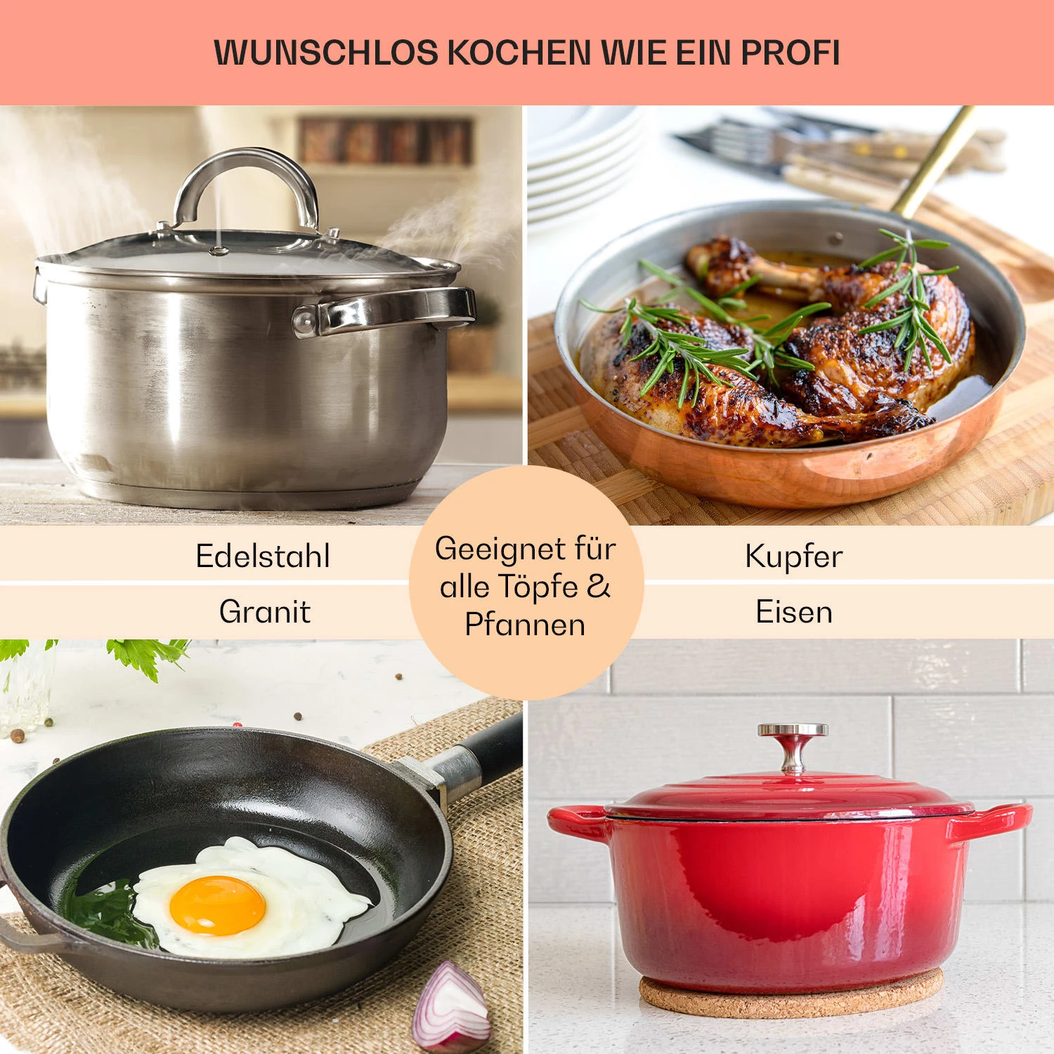 Firetale Gaskochfeld 2-flammig Aluminium-Brenner Erdgas/Propangas Inkl. Schlauch Und Druckminderer – Bild 8