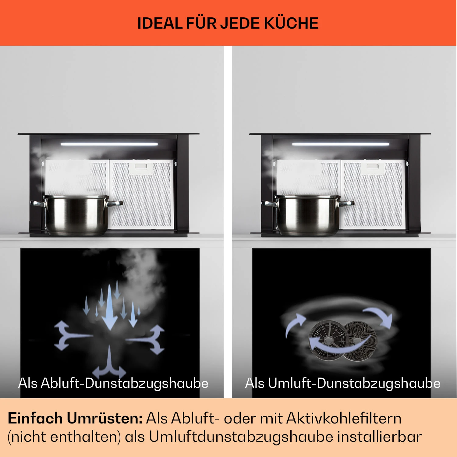 Royal Flush Eco Dunstabzugshaube 60 Cm 576 M³/h A+ – Bild 7