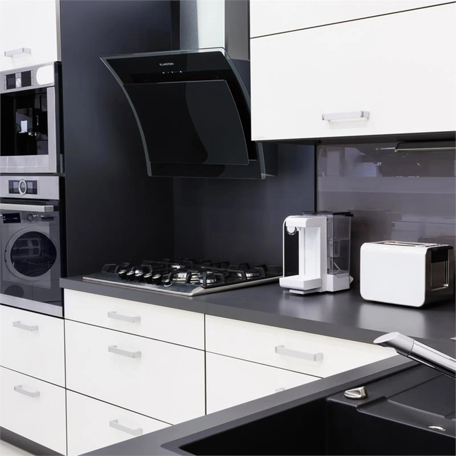 Sabia 60 Dunstabzugshaube 60cm | 600 M³/h | Energieeffizienzklasse A | Inklusive 2 X Aktivkohlefilter – Bild 3