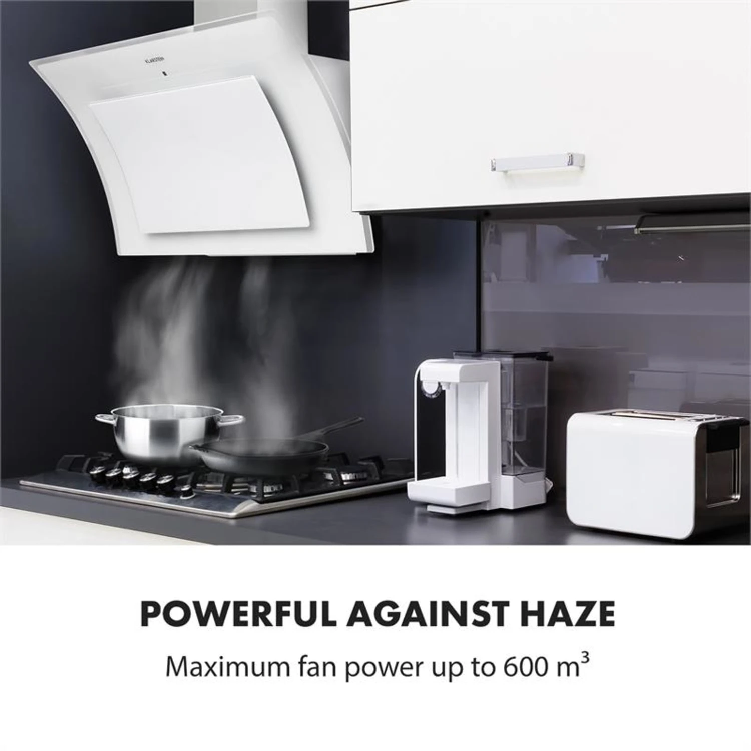 Sabia 90 Dunstabzugshaube | 90cm | 600 M³/h | Energieeffizienzklasse A | Inklusive 2 X Aktivkohlefilter – Bild 7