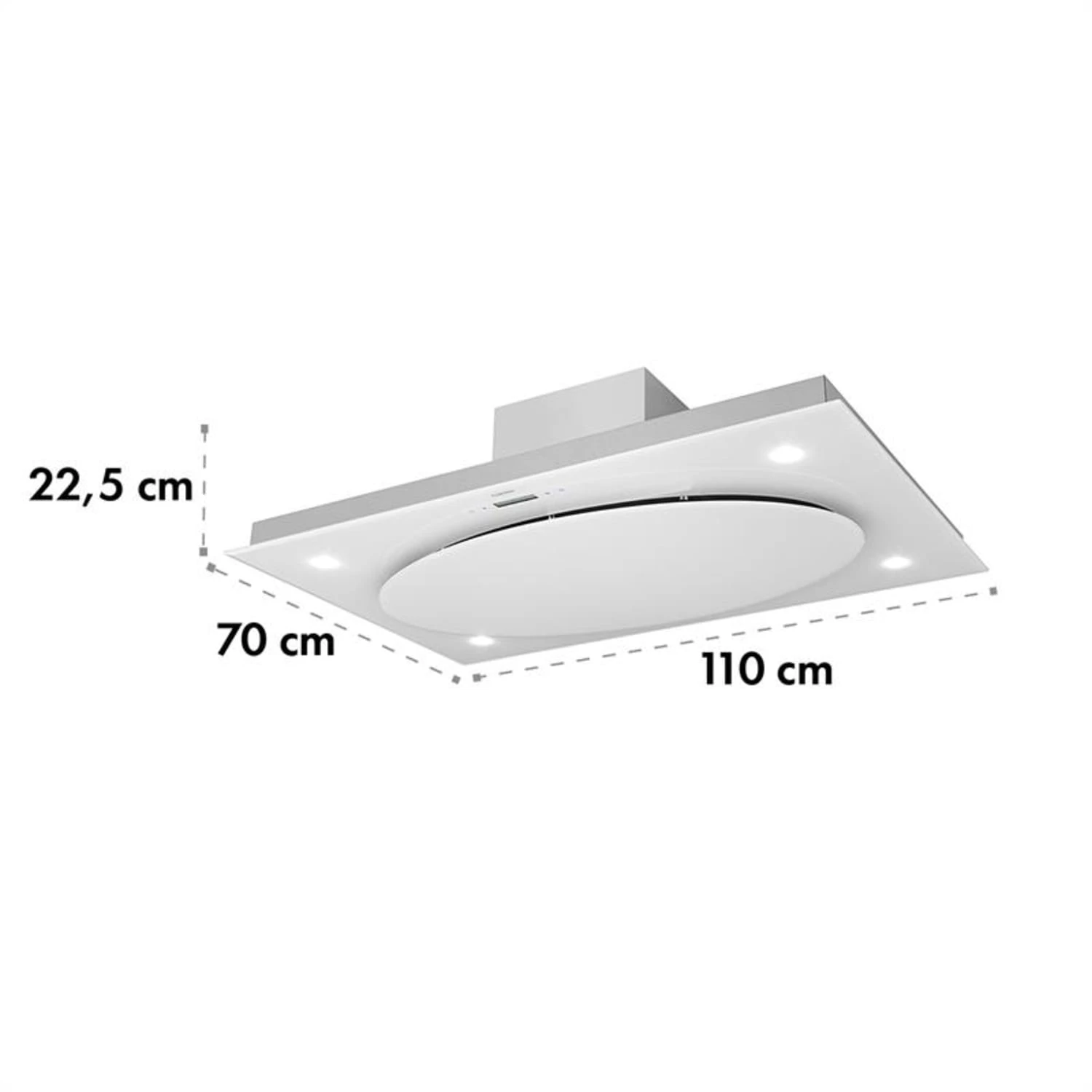 Secret Service Umluftset 110cm 800m³/h Aktivkohlefilter Weiß – Bild 6