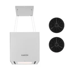 Kronleuchter Dunstabzugshaube Umluftset Aktivkohlefilter Weiß