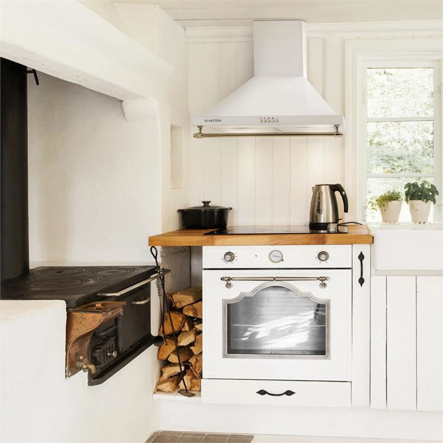 Montblanc Dunstabzugshaube Umluftset 610m³/h 165W 2x1,5W Weiß – Bild 3