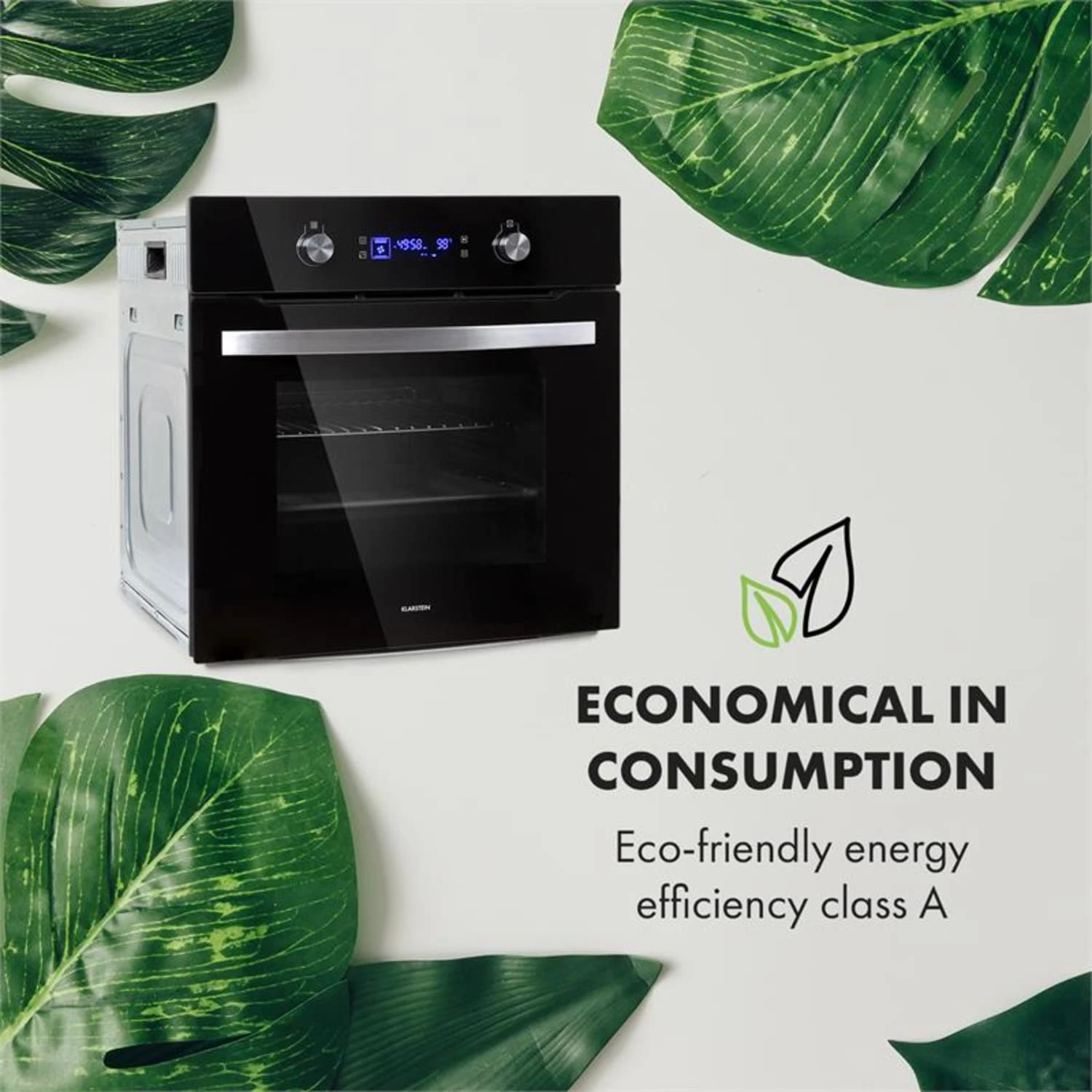 Gusteau Delicatessa Einbau-Ofen-Set Induktion 7000W Schwarz Edelstahl – Bild 6